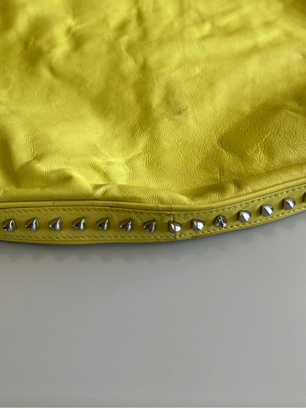 Tory Burch Pyramid Stud Citrus Handbag
